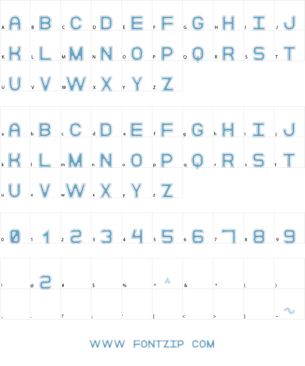 Moderna Disco St Font Character